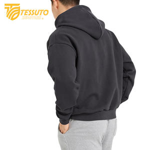 เสื้อสเวตเตอร์มีฮู้ดของผู้ชายสั่งทำทันสมัย3D ปักลายขนแกะขนาดพลัสไซซ์100% โลโก้ตามสั่งแบบมืออาชีพ - Product Image 5