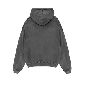 Acid Washed Storm 400GSM Sweat à capuche surdimensionné unisexe 100% coton pour l'hiver - Product Image 2