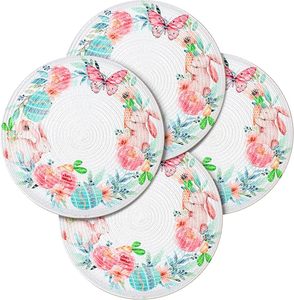 High Quality Rabbit Butterfly Embroidery <b>Beaded</b> <b>Placemat</b> Top Tabletop Kitchen Home Decor Very Low Price - Product Image 5