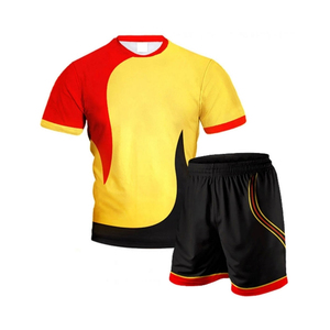 Camiseta de manga corta para jóvenes de alta calidad más vendida, uniforme de voleibol de fútbol, ropa transpirable de talla grande de poliéster 100% - Product Image 5