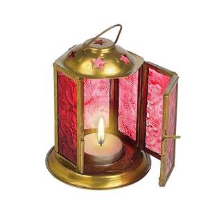 Lanterne à bougie en métal de qualité supérieure, classique, élégante, colorée, design indien, logo personnalisé, nouvelle décoration pour la Saint-Valentin - Product Image 4