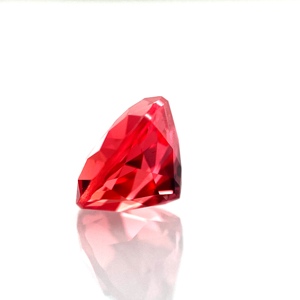 หินอัญมณีทรงกลมทรงหลวมสีกลางสไตล์ศรีลังกาสีส้มชมพูสำหรับทำเครื่องประดับ - Product Image 2