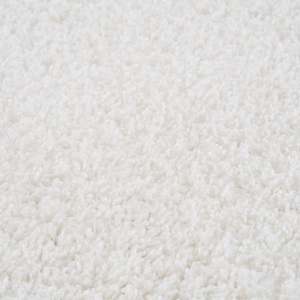Tapis rectangulaire blanc uni en peluche Myshaggy de Netline Home pour salon, chevet, couloir - Product Image 3