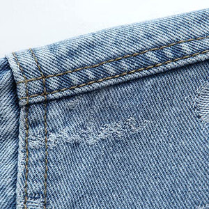 Chaquetas vaqueras para mujer estampadas con diseño personalizado de talla grande fabricante pakistaní Chaquetas vaqueras para mujer - Product Image 4