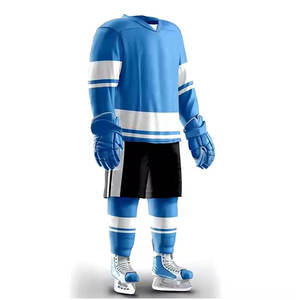 ชุดยูนิฟอร์มฮอกกี้น้ำแข็งคุณภาพพรีเมียม เสื้อและกางเกงน้ำหนักเบา ทนทาน ปรับขนาดได้ สวมใส่สบาย เหมาะสำหรับการฝึกซ้อมเป็นทีม - Product Image 3