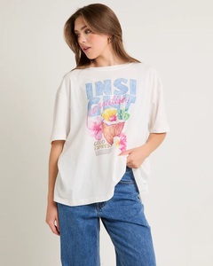 T-shirt à manches courtes imprimé écologique d'été décontracté Islands - Product Image 1