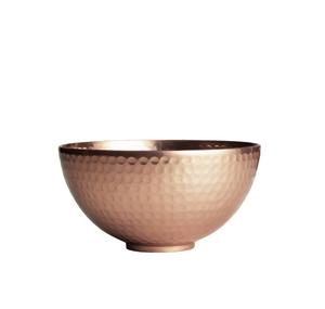 Cuenco de cobre de estilo vintage para cocinas tradicionales que aporta una estética cálida y un estilo de presentación clásico - Product Image 1