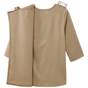 Camisas bordadas para el cuidado del hogar, ropa adaptable para quimio, diálisis, cirugía posterior al hombro, manga de cuarto de recuperación para mujer - Product Image 2