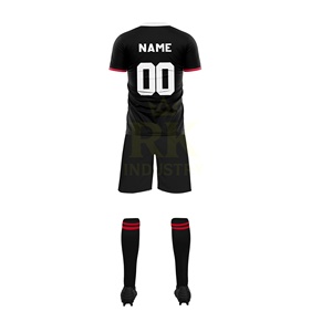 Uniformes de Fútbol Personalizados, Servicio OEM, Conjuntos de Camisetas de Fútbol con Diseño de Logotipo Personalizado, 100% Poliéster, Secado Rápido e Impermeable - Product Image 1