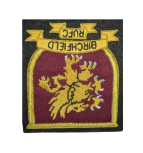 Parches bordados con logotipo de requisito de aduana al por mayor con insignias de Burchfield Rufc de hierro - Product Image 3