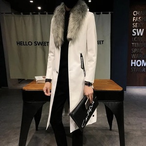 Black Leather Men's Shirts <b>Stand</b> Collar High Quality Waterproof Slim Fit Luxury Casual Winter - Product Image 4