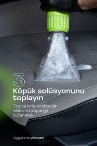 Nettoyant universel pour l'intérieur des voitures 600ml |   Nettoyant mousse professionnel pour sièges, tableau de bord et plastiques |   Approvisionnement en gros disponible - Product Image 4