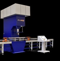 Presse hydraulique PLC Elmali pour redressage de barils, modèle EHP, haute précision et moteur haute productivité