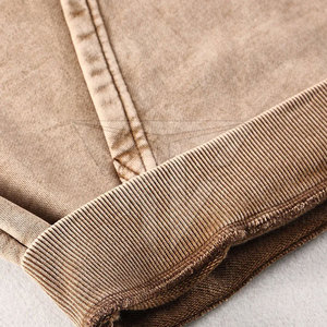 Sweat-shirts à capuche unis pour hommes, style streetwear décontracté, en molleton 100% coton, effet délavé, écologiques, respirants, faible MOQ - Product Image 5
