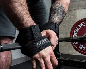 Custom Logo Gymnastic Figure 8 <b>Strap</b> Barbell Workout Weightlifting Cross-fit Deadlift Non-slip Premium Quality 8 Figure <b>Straps</b> - Product Image 2