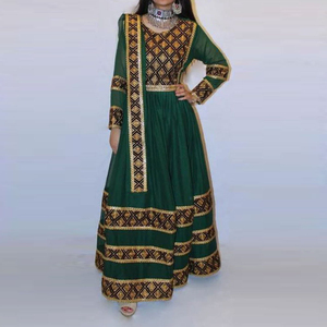 ชุดเดรสยาวคลุมข้อเท้า แขนยาว สไตล์ชนเผ่าอัฟกานิคูชี บันจารา คุณภาพเยี่ยม ลำลอง ทันสมัย ขายดี เหมาะสำหรับงานแต่งงาน - Product Image 5