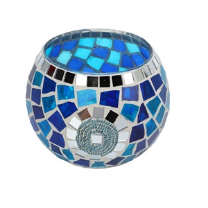 Soporte votivo de vidrio para decoración navideña del hogar, acabado múltiple, diseño de mesa de cena nocturna, vela T-light para decoración de fiesta - Product Image 6