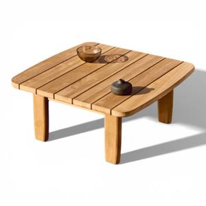 Solid Teak Wood Scandinavian Coffee <b>Table</b> Modern Minimalist <b>Low</b> Outdoor Center <b>Table</b> Durable Furniture for Home Villa & Hotel - Product Image 3