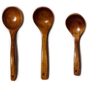 Cuillère en bois de manguier polie à la main indienne pour la décoration de la cuisine et le service de fête, cuillères de service pour la cuisine et les fêtes - Product Image 6