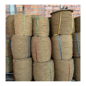 Rouleau de corde en fibre de coco en gros, 3 mm-30 mm, corde en fibre de coco solide, fibre de coco naturelle provenant de l'usine du Vietnam - Product Image 3