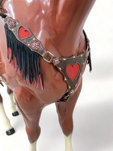 ชุดขี่ม้าตะวันตก100% หนังอาร์เจนตินามีความทนทานหนังนิกเกิลชุดบังเหียนม้า - Product Image 2