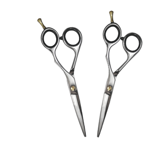 Ciseaux de beauté professionnels de 5,5 pouces, 5,75 pouces, 6 pouces, 7 pouces, lames convexes droites et aiguisées, acier inoxydable japonais - Product Image 1