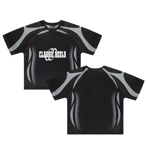 Camiseta de Fútbol Oversize Personalizada al por Mayor 2025, 100% Poliéster, 100% Algodón, para Hombre, Corte Holgado, Transpirable, de Secado Rápido, Ecológica, de Malla - Product Image 5