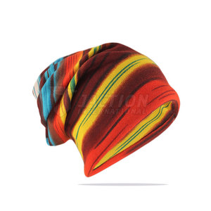 Low Moq Custom Logo Jacquard Beanie Hats Private Label Best Selling Newest Design Jacquard Beanie Hats - Product Image 4