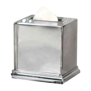 Boîte à mouchoirs en acier inoxydable fabriquée à la main, style moderne, écologique, élégante, pour la décoration de table de mariage, magnifiquement conçue, exportateurs indiens - Product Image 6