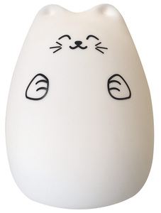 Luce notturna a LED in silicone con USB per gatti, 10 modalità di illuminazione (F-Bright 2400614) - Product Image 1