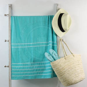 Serviette de plage de luxe de haute qualité, durable et à forte absorption pour une utilisation à long terme à la maison, à l'hôtel et en station balnéaire - Product Image 3