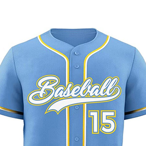 ชุดเบสบอลระบายอากาศได้ดีสำหรับผู้ใหญ่ทุกขนาดพร้อมชื่อทีมและหมายเลขในสต็อก - Product Image 3