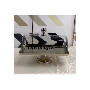 Marble <b>Cake</b> Stand With Black Iron Base High Quality Dessert Sweets Server <b>Cake</b> Stand For <b>Wedding</b> And Party Use - Product Image 4