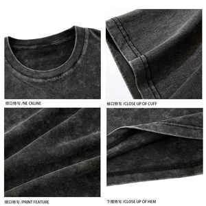 เสื้อยืดผ้าฝ้าย100% ขนาดใหญ่พิเศษสำหรับผู้ชายเสื้อยืดลายกราฟิกไซส์ใหญ่พิเศษสำหรับผู้ชายเสื้อยืดวินเทจพิมพ์โลโก้ - Product Image 4