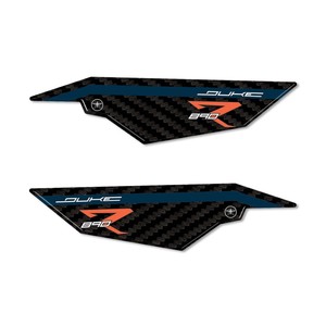 Adesivi 3D in Resina per Moto Compatibili con KTM 890 Duke R 2022-23, Protezioni per Tallone - Product Image 2