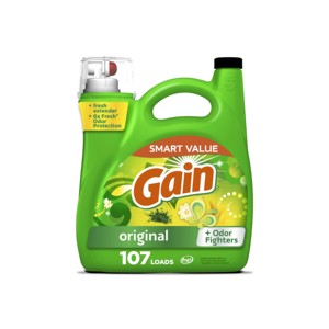 Gain + Aroma Boost Détergent à lessive en poudre écologique Moonlight Breeze Scent 80% pour ingrédients 107 Charges 154 FlOz HE - Product Image 3