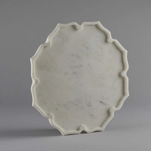 ถาดเรซินสีขาวแบบเรียบง่ายถาดเรียบง่ายทำด้วยมือแบบเรียบง่ายสำหรับใช้ในห้องครัวและที่เก็บของอเนกประสงค์ - Product Image 3