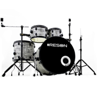 JBK Acoustic Jazz 5 Pieces Musical Percussion Instrument Basswood Drum Set Full Sizes Professional Drum Kits