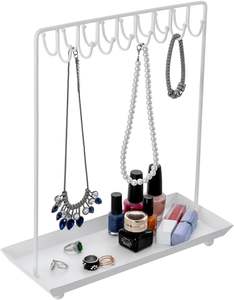 Bandeja de joyería pequeña, plato de anillo, pendiente antiguo, collar, bandeja de latón del fabricante de la India - Product Image 2