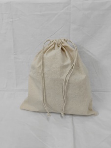 Eco-Friendly Unisex Casual Cotton <b>Drawstring</b> Tote Bag Made in India - Product Image 3