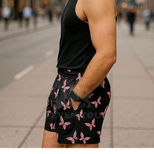 กางเกงขาสั้นลำลองสุดอินเทรนด์พร้อมลายกราฟิกสีสันสดใส เหมาะสำหรับการเดินทางช่วงฤดูร้อนและกิจกรรมกลางแจ้ง - Product Image 4