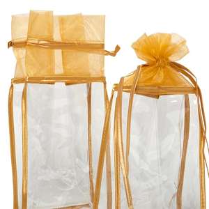 Soft Vinyl Organza Top Gift Bags Luxurious Soft Material for Special Occasions - Product Image 3