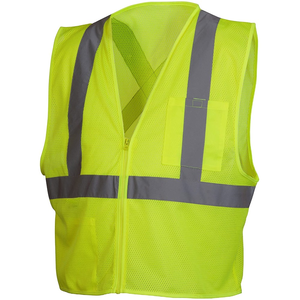 Support personnalisable de logo de conception unique de maille matériel réfléchissant fluorescent de gilet de sécurité de moto/trafic de haute visibilité - Product Image 1