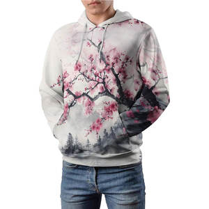 Sudaderas con Capucha Ligeras de Algodón/Poliéster para Hombre, Sublimadas, con Estampado Invernal, Transpirables, de Secado Rápido, Casuales, Personalizadas, de Alta Calidad - Product Image 3