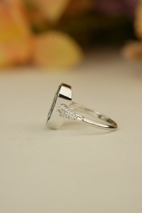 Premium 2.00ct Lab Grown Diamond Ring Esmeralda VS1 Claridad E F Color IGI SGL Certificado Oro Rosa Oro Plata Joyería Proveedor - Product Image 4