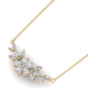 REYES-Collier Moissanite en Argent Sterling 925 Certifié GRA pour Femme, Bijoux de Mariage, Cadeaux de Mariée, Design Élégant - Product Image 3