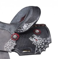 Selle de cheval à succès, en cuir indien pur à 200%, selle western, design araignée, design personnalisé, prix le plus bas, siège doux
