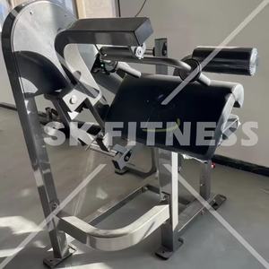 סדרת כושר sk העליון פלדה כפולה <span class=keywords><strong>triceps</strong></span> הרחבה צלחת טעונה ישיבה זרוע אימון ציוד מותאם למבוגרים - Product Image 2
