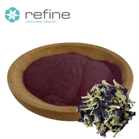 Extrait de fleur de pois papillon soluble dans l'eau de qualité alimentaire, colorant bleu naturel E3, poudre d'extrait de fleur de pois papillon