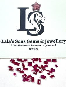 Fine Quality 100% Natural Burma <b>Ruby</b> Heated Mix Size Baguette Cut 10 Cts. Reddish Pink Color Loose Gemstone for Making Jewellery - Product Image 5